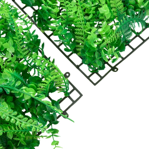 &nbsp;vidaXL Artificial Fern Leaf Fence&nbsp;24 pcs Green 40x60 cm