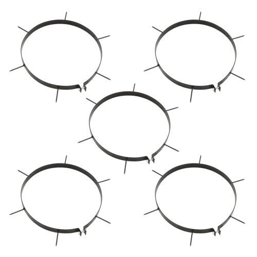 vidaXL Garden Lawn Roller Pull with Aerator Clamps Black 42 L Iron and Steel