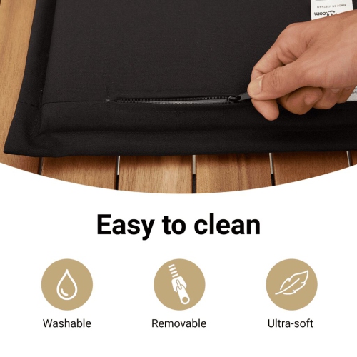 Ensemble de salle à manger de jardin de 9 pièces avec coussins en rotin de polyester noir vidaXL