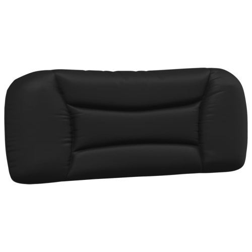 Cadre de lit vidaXL sans matelas «&nbsp;Hvar&nbsp;» Noir 100&nbsp;po Similicuir 203&nbsp;cm