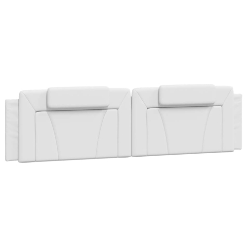 Cadre de lit vidaXL « Viana » avec LED sans matelas, blanc, 193 203 cm