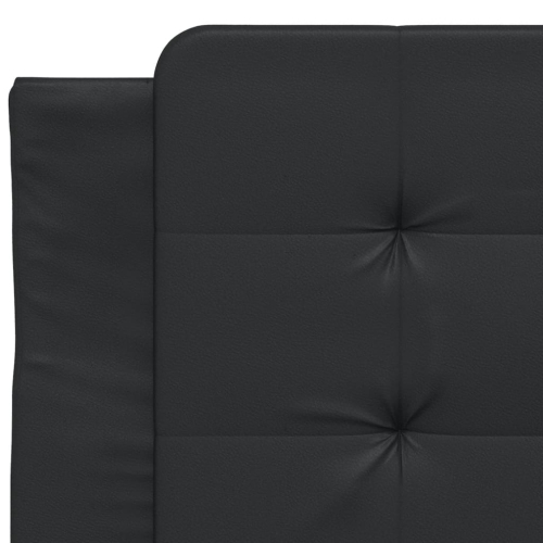 vidaXL Bed Frame with LED without Mattress "Zadar" Black 100x203 cm