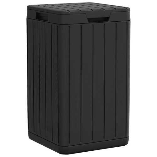 Image 1 of 7.. vidaXL Outdoor Garbage Bin Anthracite 38x38x65 cm PP