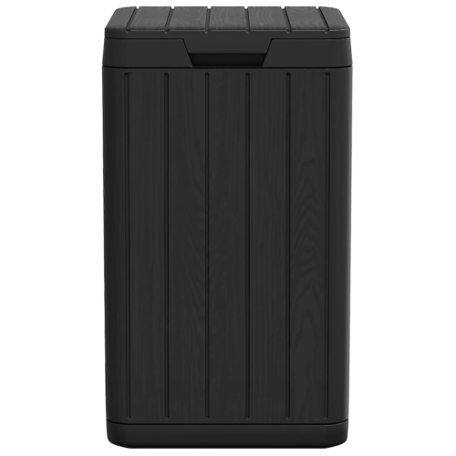 vidaXL Outdoor Garbage Bin Anthracite 38x38x65 cm PP