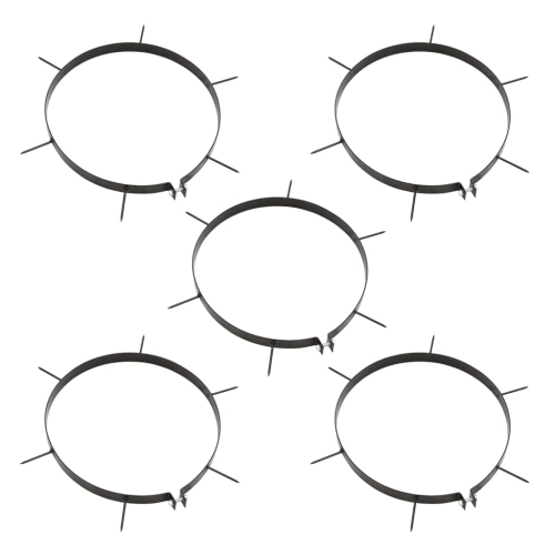 vidaXL Garden Lawn Roller Pull with Aerator Clamps Black 63 L Iron