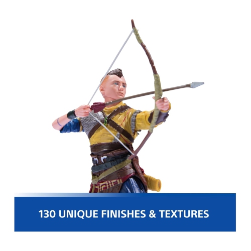 PRE ORDER NOW PlayStation God of War Ragnarok, 6” Atreus Action Figure with 4 Accessories, The Shapes Collection, for PS5 Fans & Collectors RELEASED