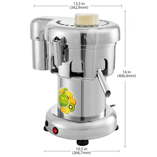 Juicer Machine | Fruit and Vegetables Juice Maker | Stainless Steel Blades | Commercial Juice Extractor | 110V