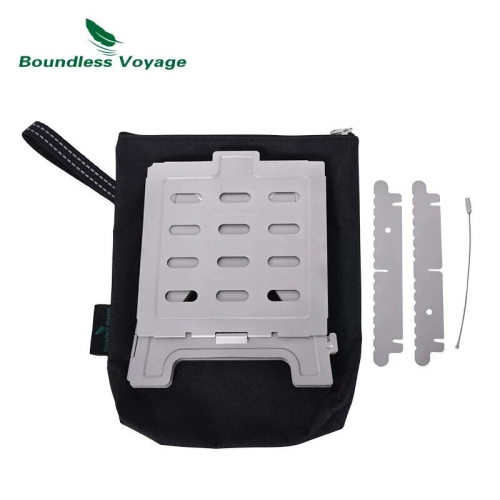 Boundless Voyage Portable Stove Outdoor Titanium Folding Wood Stove