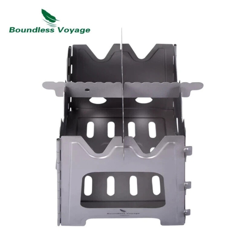 Boundless Voyage Portable Stove Outdoor Titanium Folding Wood Stove