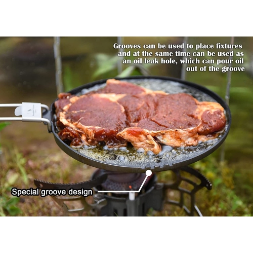 Boundless Voyage Titanium Nonstick 7.2 in Frying Pan Plate with Folding Handle