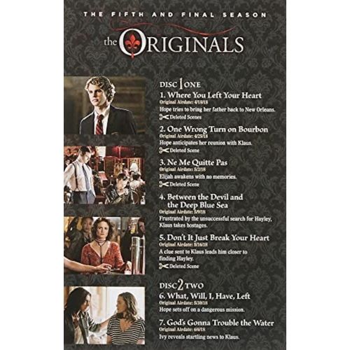 WARNER BROS.  The Originals: The Complete Fifth Season [DVD] Love the show and so happy to have the entire collection to go back to and watch on a rainy day