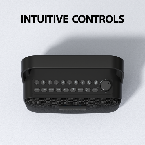 Avantree PowerByte - Portable Powerful 30W Stereo Bluetooth Speakers with Digital FM Radio & SD Card Player, 20hr Rechargeable Playtime, and Extended