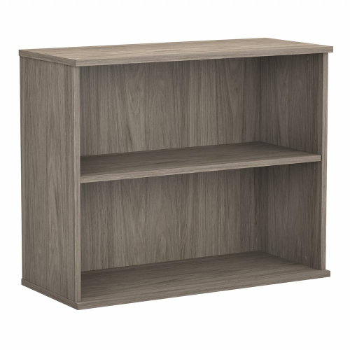 BUSH INDUSTRIES  Bush Business Furniture Small 2 Shelf Bookcase - Modern Hickory