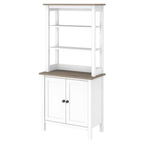 BUSH  Furniture Mayfield 5 Shelf Bookcase With Doors