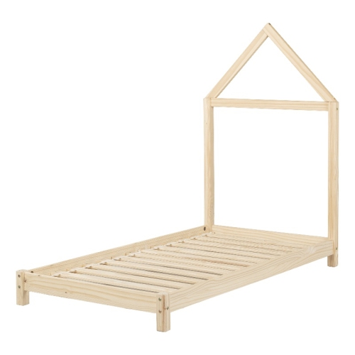 SOUTH SHORE CANADA  South Shore Sweedi 42.5"w Wood Bed With House Frame Headboard In Natural/beige I absolutley love this bed frame and love how well it holds us and is sturdy