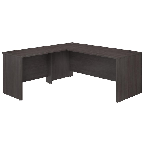 BUSH INDUSTRIES  Studio C 72W X 30D L Shaped Desk With 42W Return, Storm In Gray I love this desk