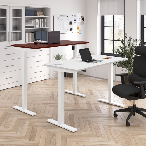 Move 40 Series 72W Adjustable Standing Desk in Hansen Cherry - Engineered Wood