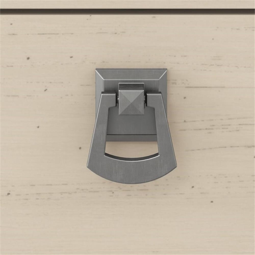 Bush Furniture Salinas Kitchen Pantry Cabinet with Doors in Antique White