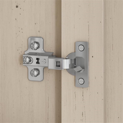 Bush Furniture Salinas Kitchen Pantry Cabinet with Doors in Antique White