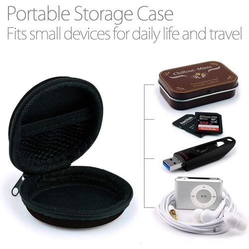 Earphone Case Headphone Earbud Hard Protective Carrying Case Bag