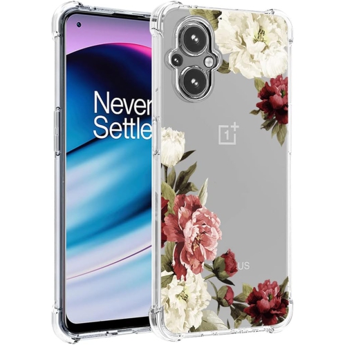 UNKNOWN  Phone Case for Oneplus Nord N20 5G Case, Oneplus N20 Case Girls Women, Slim Shockproof Clear Floral Pattern