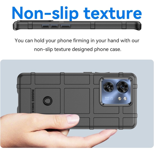Étui Slim Fit pour Motorola Edge 40, [Rugged Shield Series] antichoc de qualité militaire [testé contre les chutes] et appareil photo