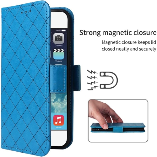 Compatible avec l'étui-portefeuille 5S 5 se 2016 5SE de iPhone et la dragonne avec cordon et porte-carte à rabat en cuir