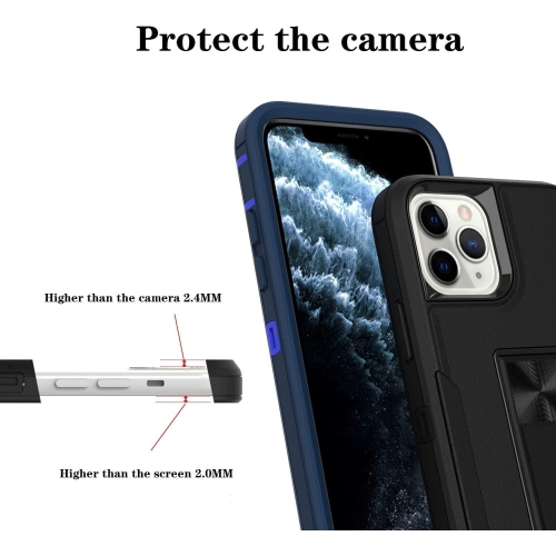 Designed for iPhone 11 Pro Case with Stand, Military-Grade Drop Protection, Compatible with Magnetic Car Mount,