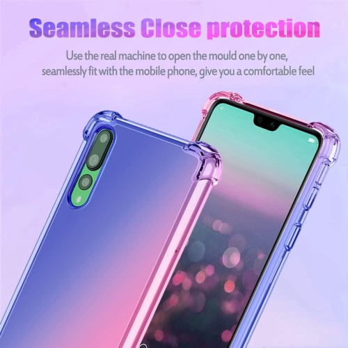 Case for Huawei P20 Pro Case, CLT-L09 CLT-L29 Cute Case Girls Women, Gradient Slim Anti Scratch Soft TPU Phone