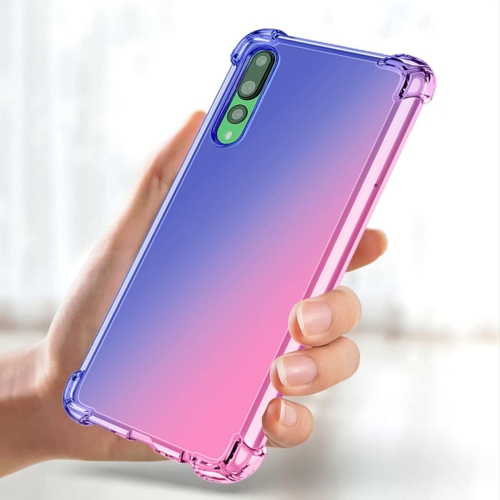 Case for Huawei P20 Pro Case, CLT-L09 CLT-L29 Cute Case Girls Women, Gradient Slim Anti Scratch Soft TPU Phone