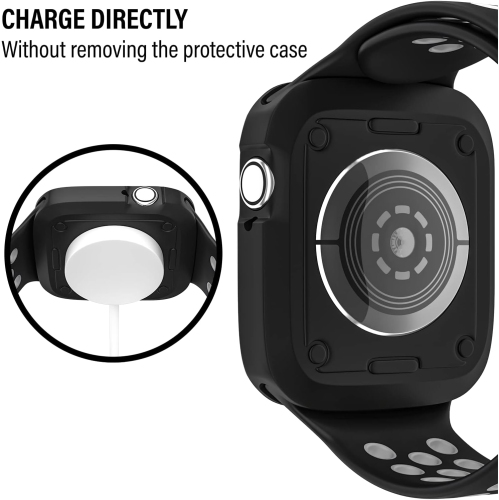 Compatible avec l'étui 40 mm pour Apple Watch et l'étui antichoc de protection sport pour Apple Watch pour femmes hommes