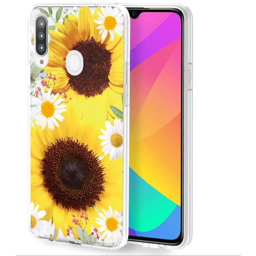 Designed for Samsung Galaxy A20S Case/Galaxy A20S Cute Case, Slim Shockproof Clear Soft Flexible TPU Back