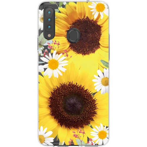Designed for Samsung Galaxy A20S Case/Galaxy A20S Cute Case, Slim Shockproof Clear Soft Flexible TPU Back