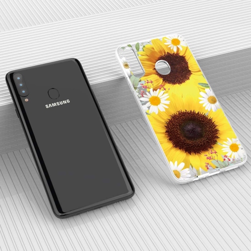 Designed for Samsung Galaxy A20S Case/Galaxy A20S Cute Case, Slim Shockproof Clear Soft Flexible TPU Back