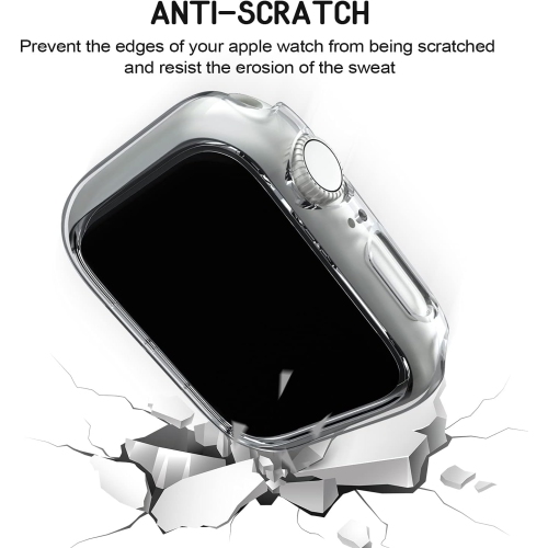 3 Pack Compatible for Apple Watch Case 42mm Series 3 2 1 [NO Screen Protector], Hard PC Protective Case Bumper