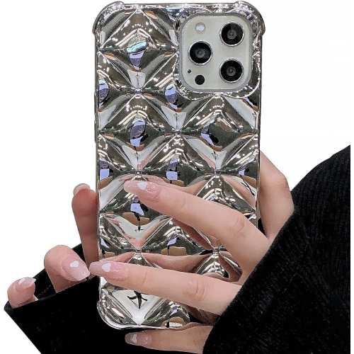 Étui brillant pour téléphone 14 Pro Max Mirror Case pour téléphone