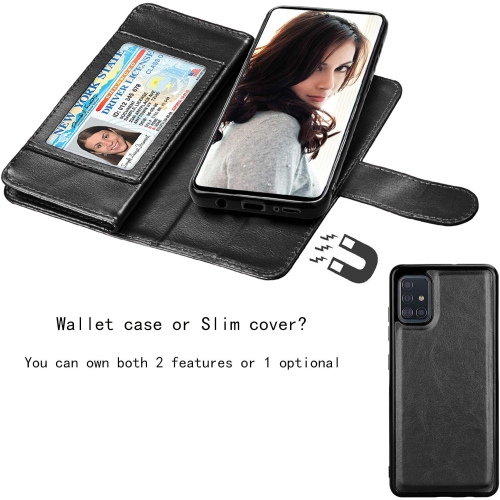 Galaxy A71 5G Case, for Samsung Galaxy A71 5G Wallet Case, [9 Card Slots] PU Leather ID Credit Holder Folio Flip