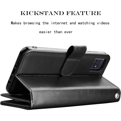 Galaxy A71 5G Case, for Samsung Galaxy A71 5G Wallet Case, [9 Card Slots] PU Leather ID Credit Holder Folio Flip