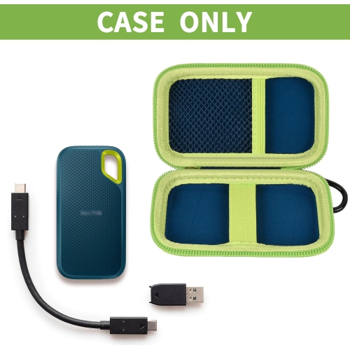 Case Compatible with SanDisk 1TB 2TB 500GB Extreme Portable SSD, Fits for SanDisk PRO External Solid State Drive, Hard