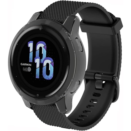 Compatible with Garmin Venu 2S Case, Premium Soft TPU Screen Protector All-Around Protective Bumper Shell Cover