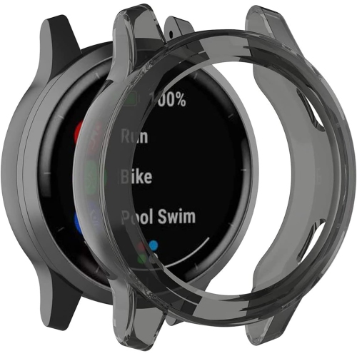 Compatible with Garmin Venu 2S Case, Premium Soft TPU Screen Protector All-Around Protective Bumper Shell Cover