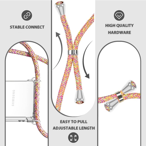 Crossbody Case for Samsung Galaxy S22 Ultra,Phone Case for Galaxy S22 Ultra with Adjustable Lanyard Strap,