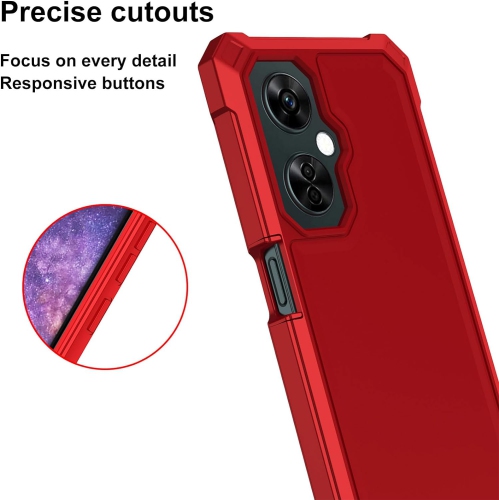 for One Plus Nord N30 Phone Case, OnePlus Nord N30 5G Case with Screen Protector, 2 Layer Structure Protection,
