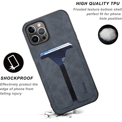 Case for iPhone 13 Pro,PU Leather Wallet Case with Credit Card Slot Holder Ultra Slim Protector Case for iPhone