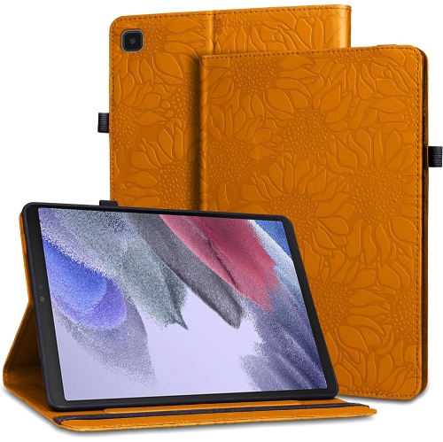 Case for Samsung Galaxy Tab 10.1 2019, Premium PU Leather Sunflower Shockproof Wallet Folio Cover