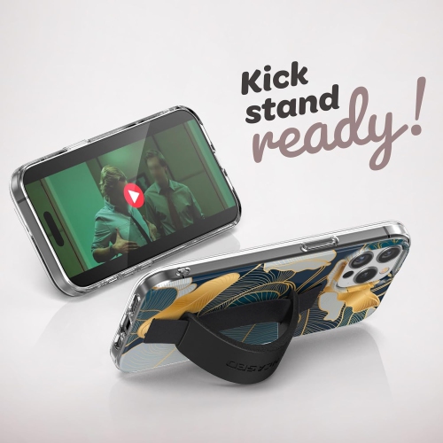 Bando Case Designed for iPhone 15 Pro Case with Finger Loop Strap