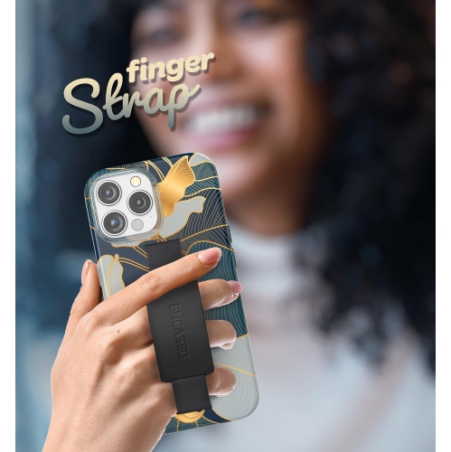 Bando Case Designed for iPhone 15 Pro Case with Finger Loop Strap