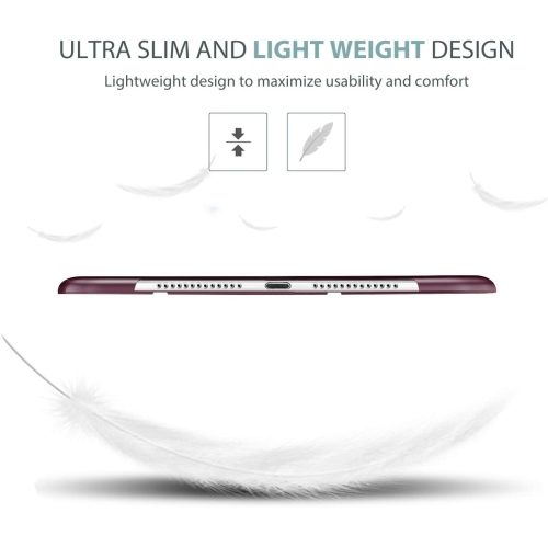 Smart Case for iPad Air 2 2014 A1566 A1567, Slim Lightweight Stand Protective Cover with Translucent Frosted