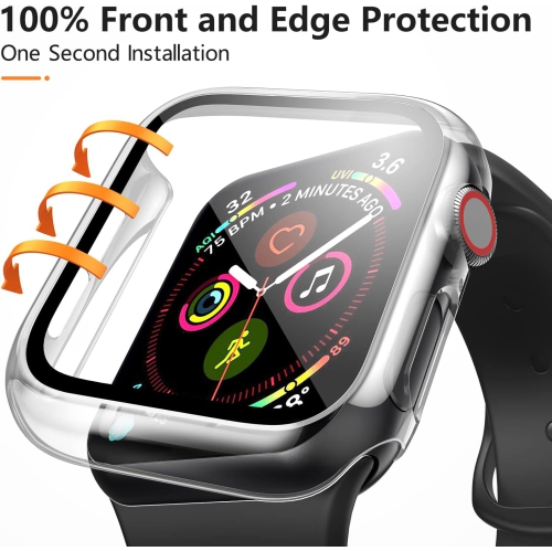 3 Pack Case for Apple Watch Screen Protector 42mm Series 3/2, Hard PC Full Protective Cover Apple Watch Case