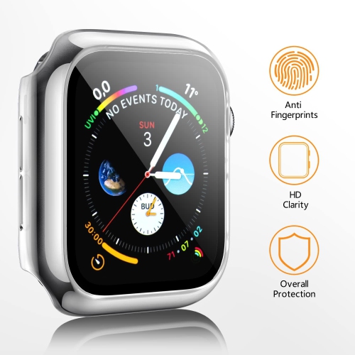 3 Pack Case for Apple Watch Screen Protector 42mm Series 3/2, Hard PC Full Protective Cover Apple Watch Case